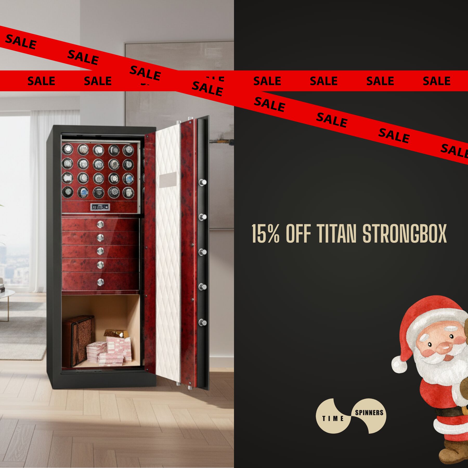 Titan - The Ultimate Watch Winder Strongbox