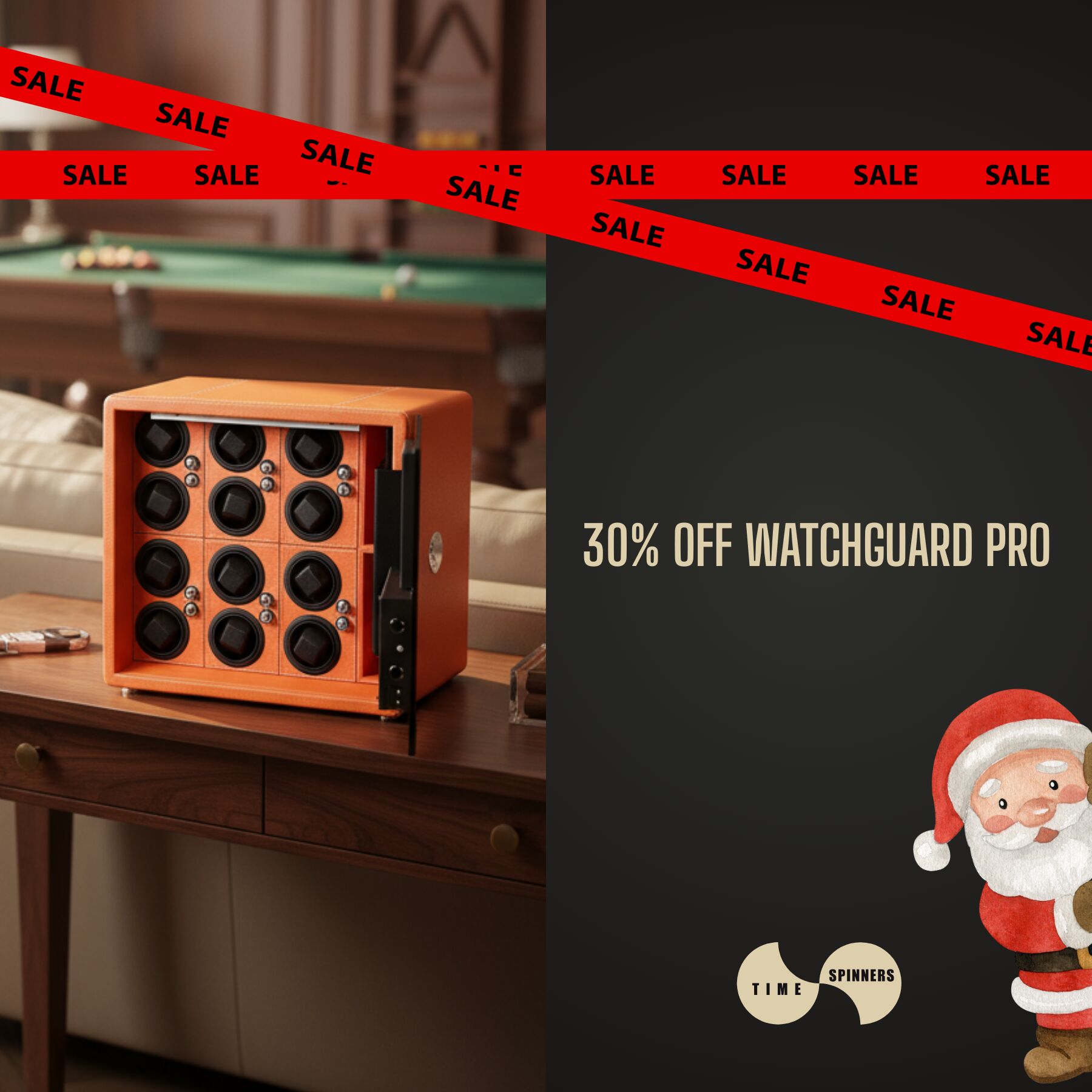 WatchGuard Pro - Watch Winder Safe Box